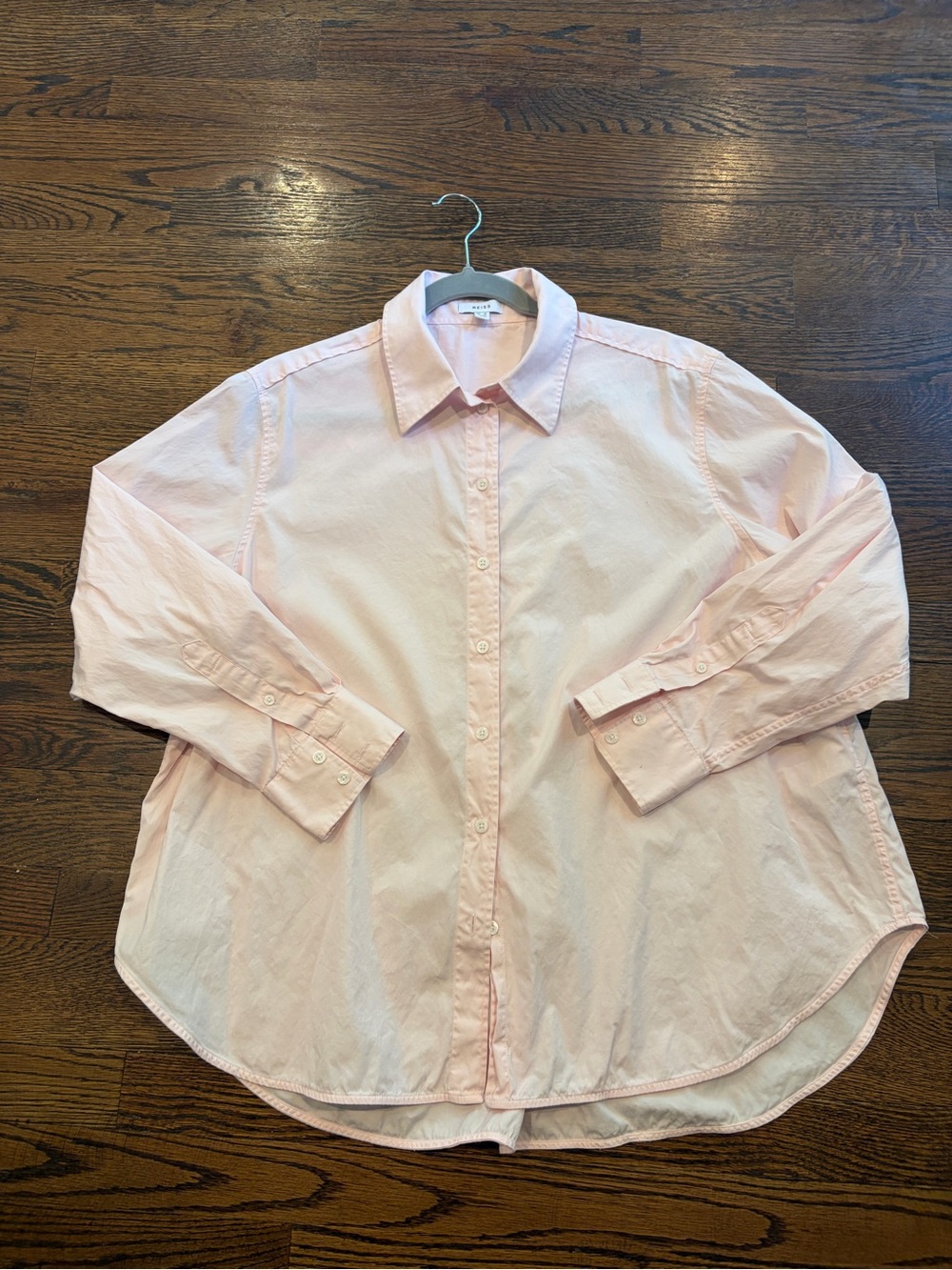 Reiss Pale Pink Women's Button-Down Shirt